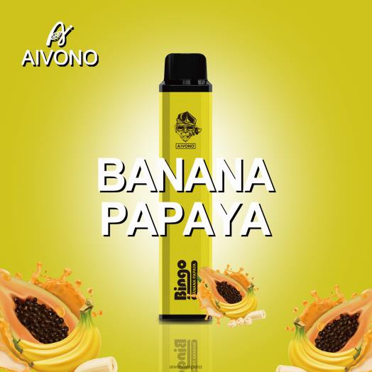 Banana Papaya Aivono AIM BINGO 4000 V2D4137 | Aivono Vape Review